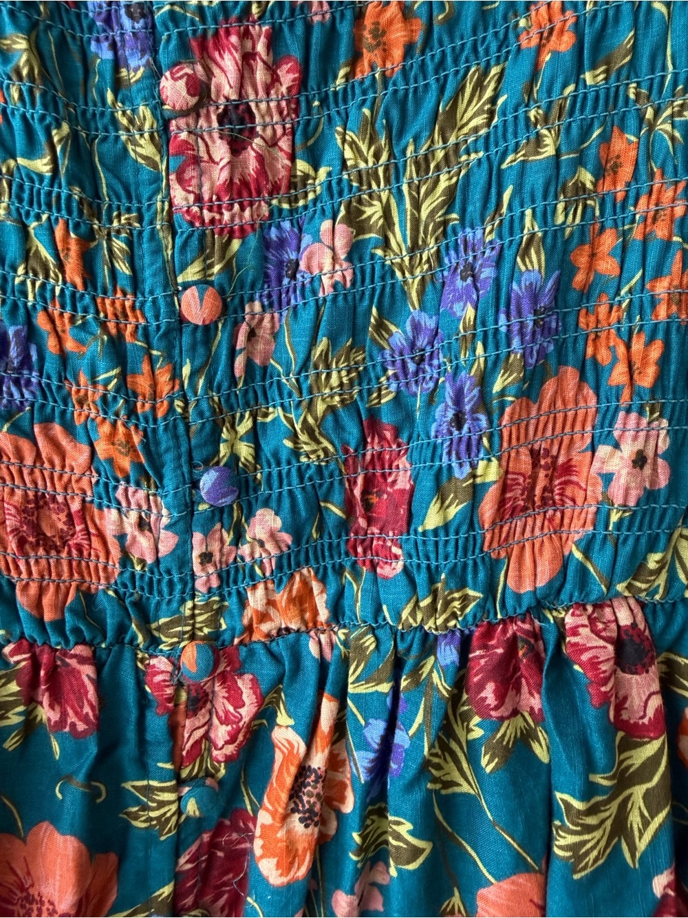 Anthropologie Peregrine Cotton Puff-Sleeve Midi Dress NWT - Picture 6 of 7